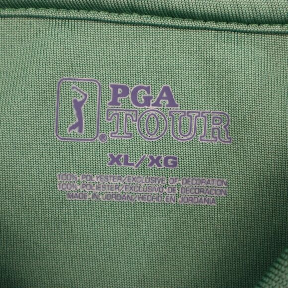PGA Tour Shirt Mens XL Extra Green Golf Polo Golfer Lightweight Performance Hike - Picture 2 of 15